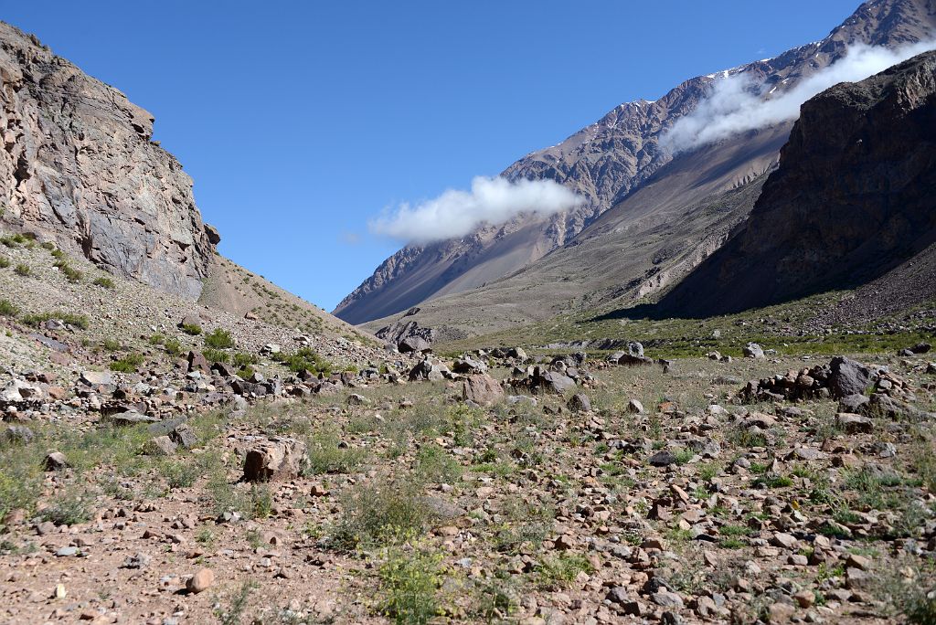 01 The Trail Ahead As We Leave Pampa de Lenas 2862m For Casa de Piedra On The Trek To Aconcagua Plaza Argentina Base Camp